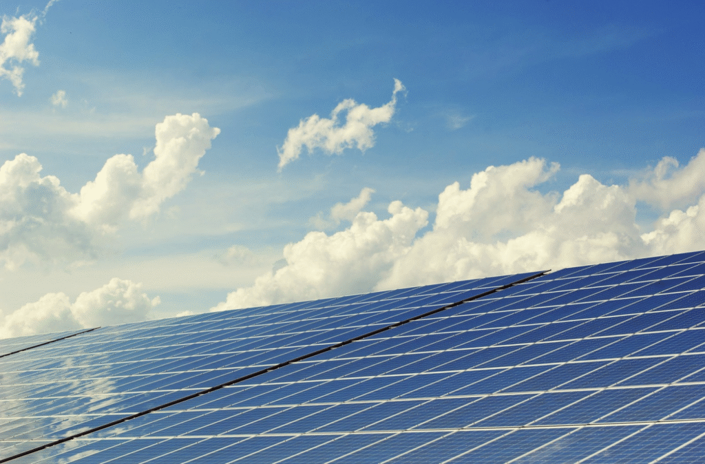 Titanium solar panels