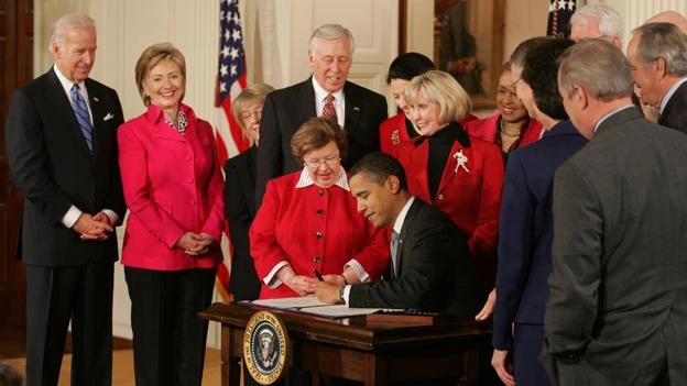 President Obama signed the Lilly Ledbetter Fair Pay Act