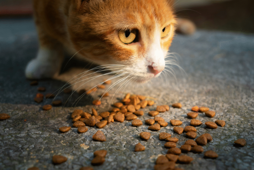 Cats stop eating