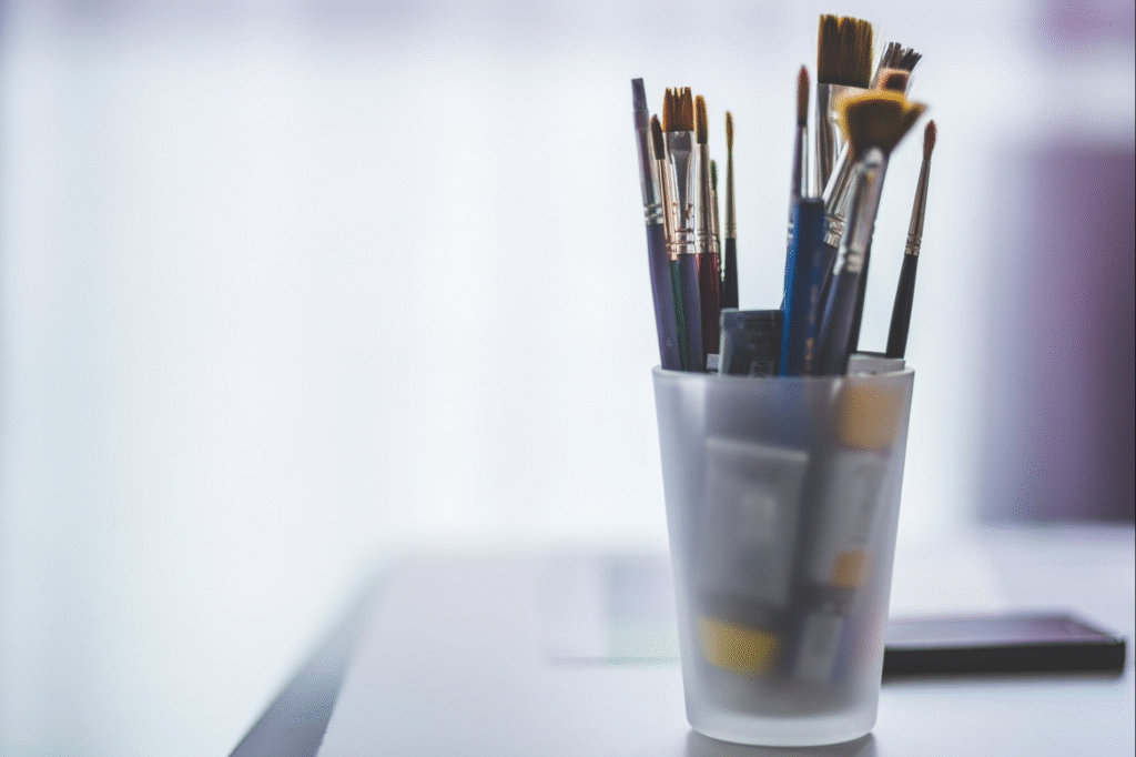 Paint, Brushes, Paint tubes image
